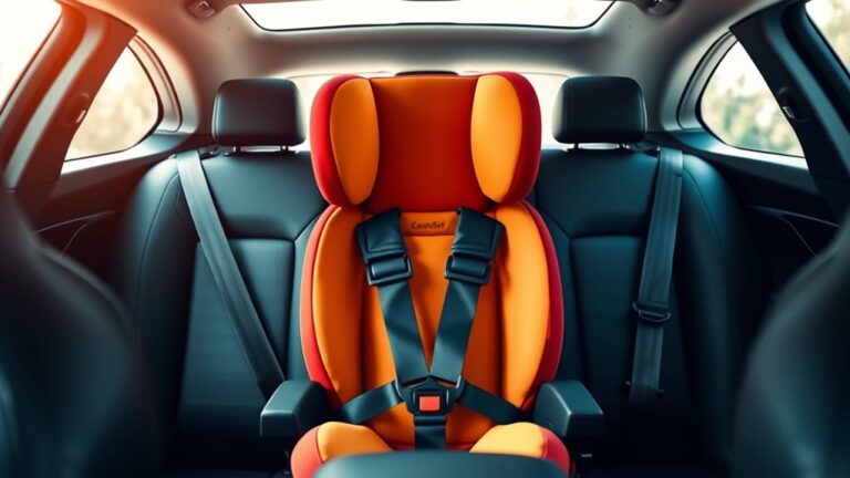 car seat middle placement