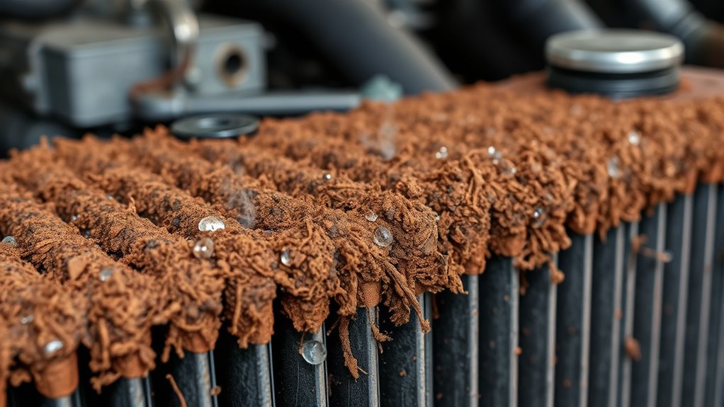 clogged radiator causes heat loss