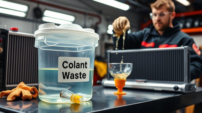 dispose coolant safely responsibly