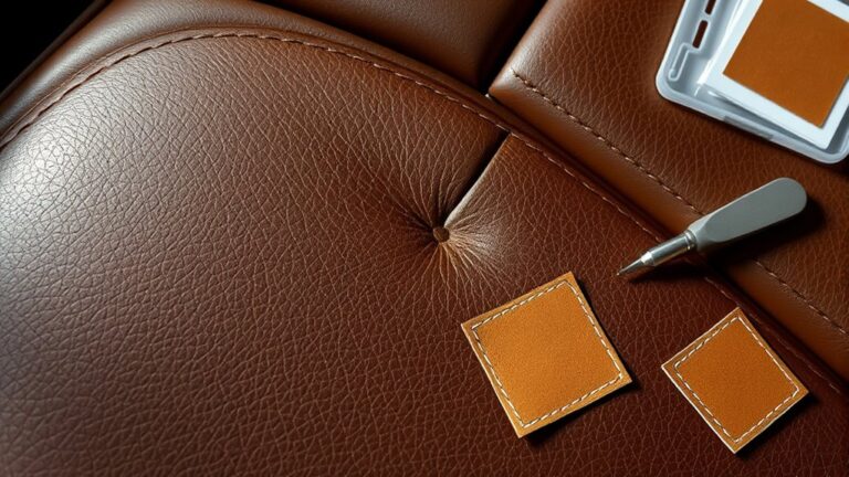 diy leather seat repair
