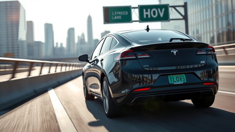 electric vehicles hov access