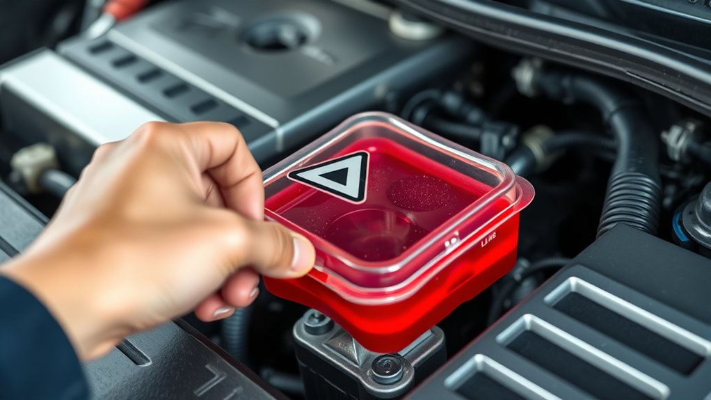 transmission fluid caution tips
