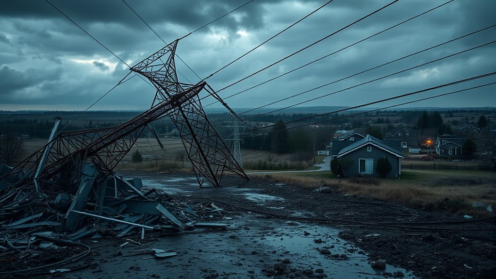 transmission line break consequences