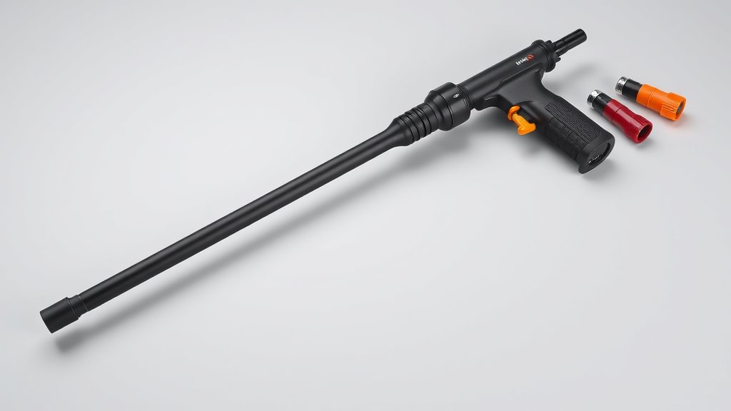 1. M MINGLE 40 Inch Swivel Pressure Washer Gun with 5 Nozzle Tips