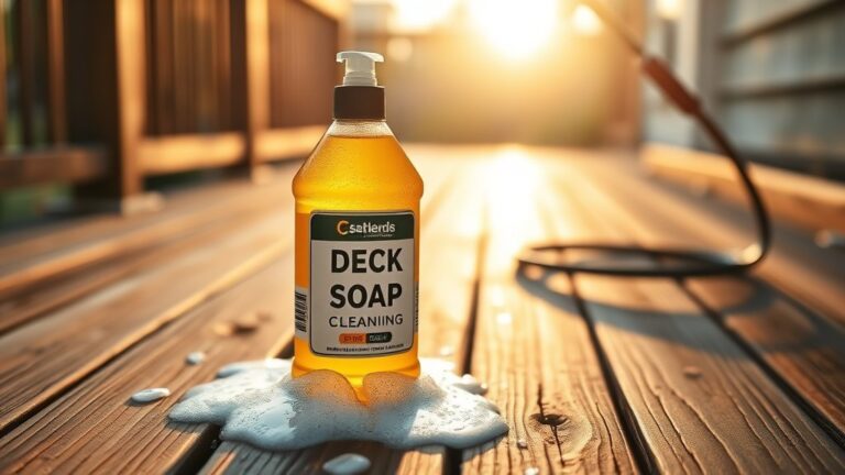 best soap for pressure washing deck