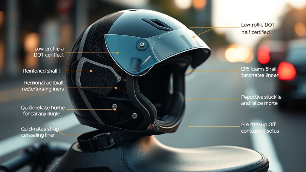What Makes a Low Profile DOT Half Helmet Stand Out for Riders?