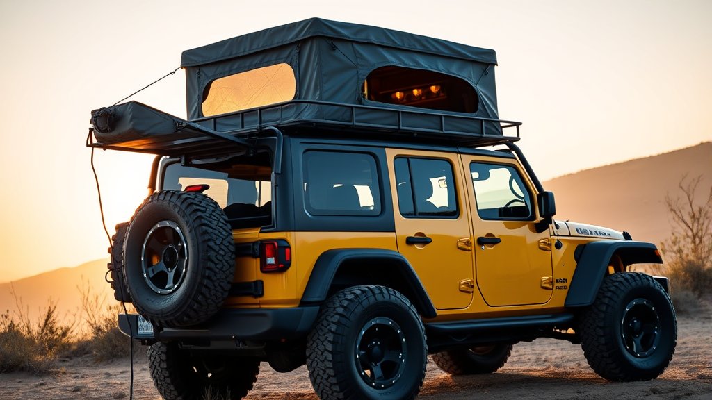 Which Camper Fits Best on Your Jeep Wrangler for Genuine Off-Road Comfort?
