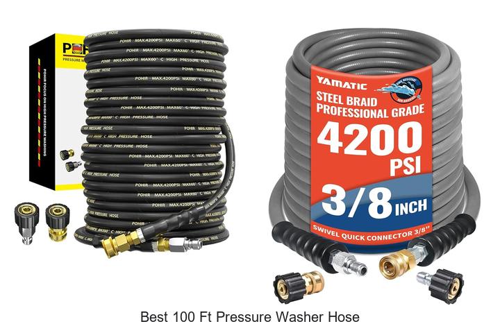 Top 12 Best 100 Ft Pressure Washer Hose You Need Today