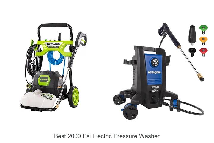 Top 12 Best 2000 PSI Electric Pressure Washer Deals Today!