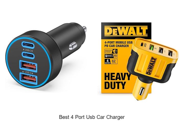 Top 12 Best 4 Port USB Car Charger You Can’t Miss!