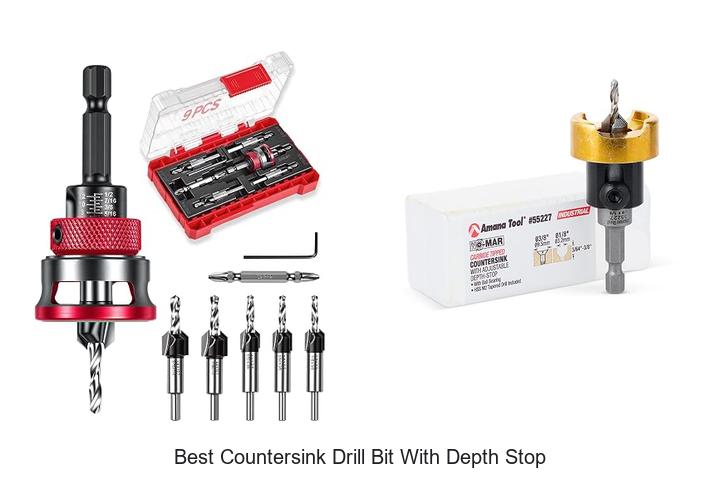 Top 12 Best Countersink Drill Bit With Depth Stop Revealed!