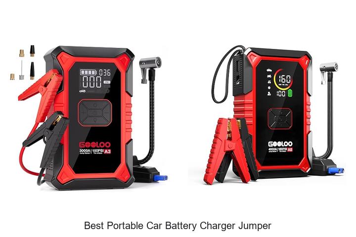 Top 12 Best Portable Car Battery Charger Jumper You Need!