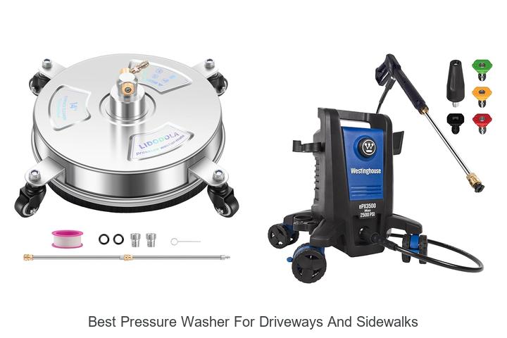 Top 12 Best Pressure Washer for Driveways and Sidewalks Revealed!